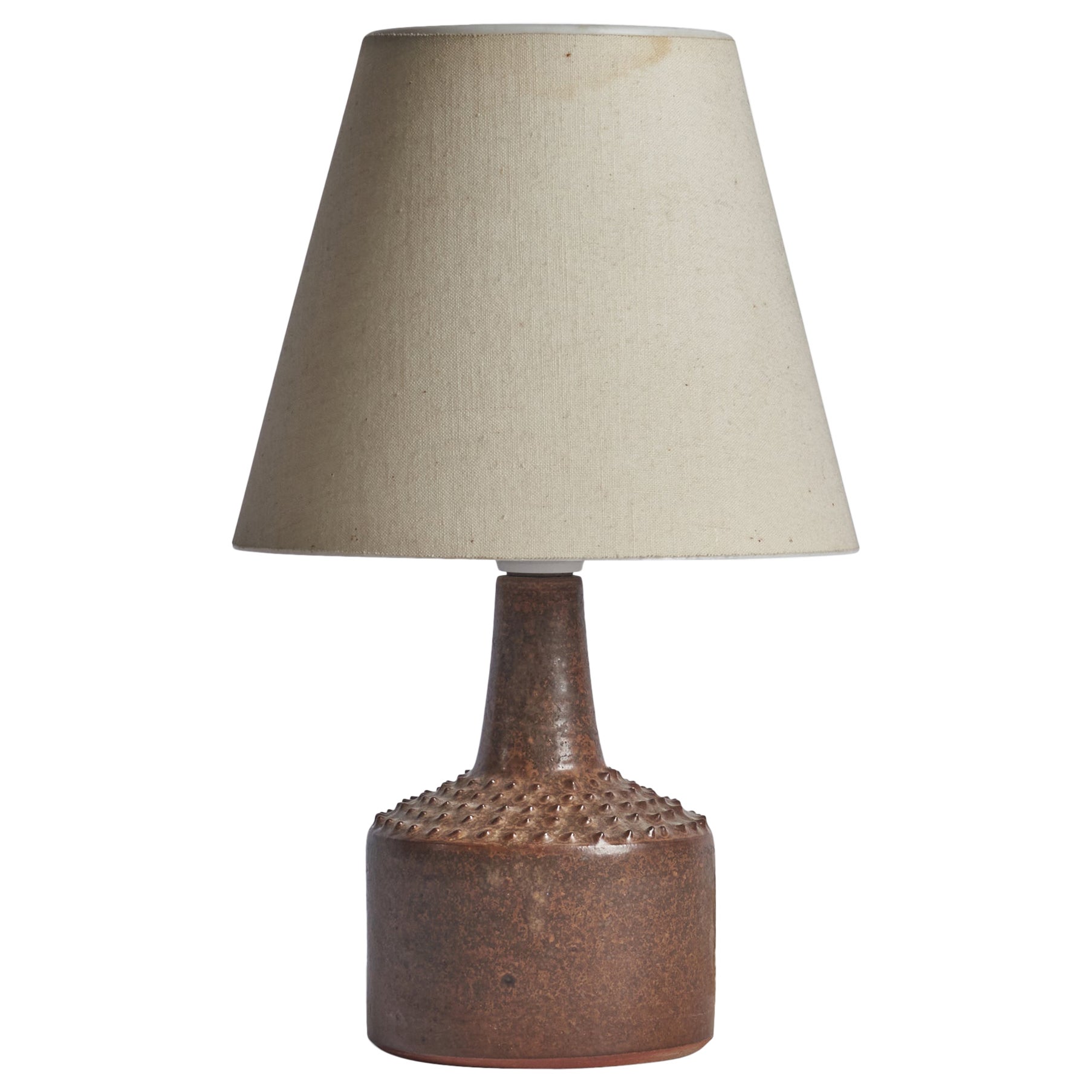 Rolf Palm, Small Table Lamp, Stoneware, Sweden, 1960s For Sale