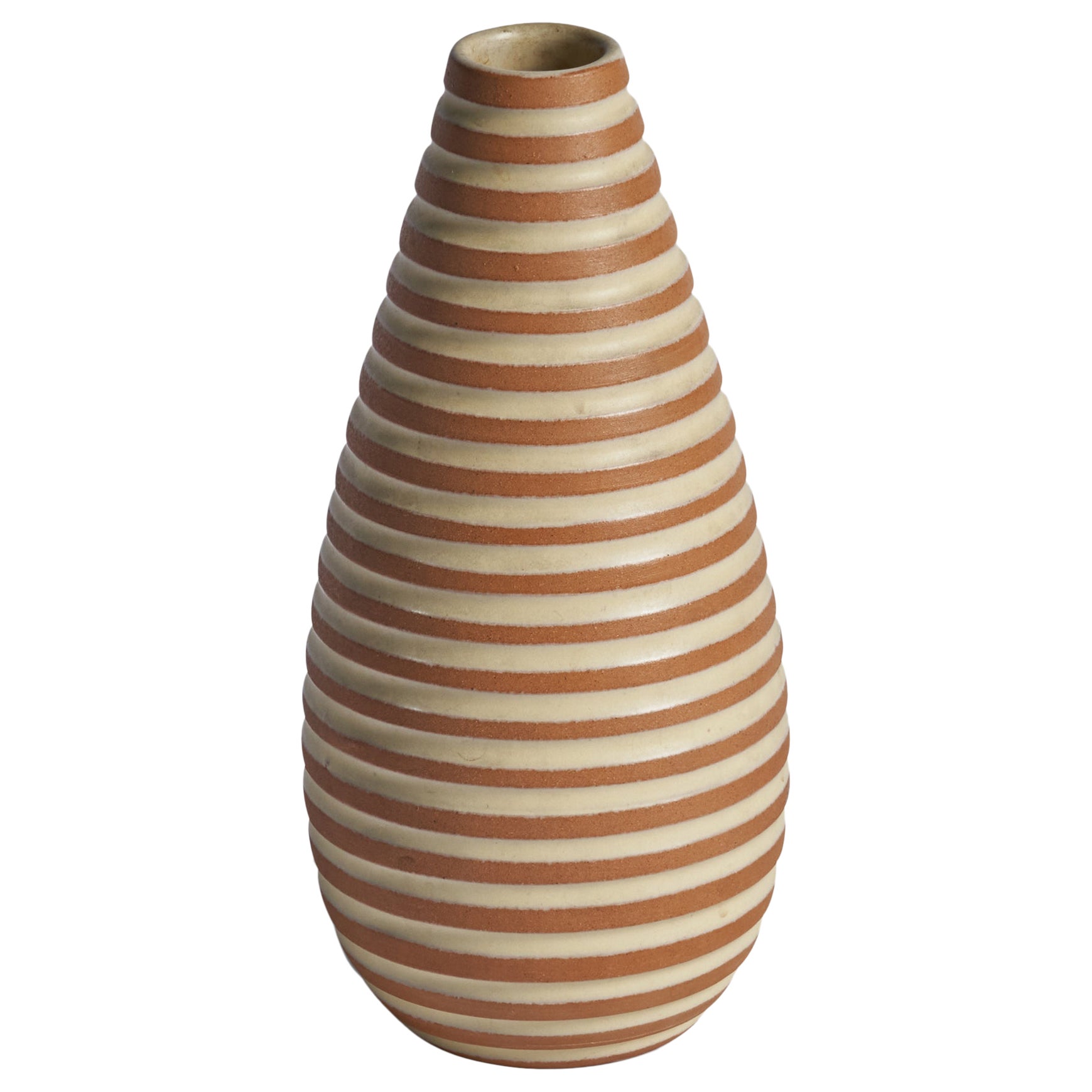 Ingrid Atterberg, Vase, Earthenware, Sweden, 1950s For Sale