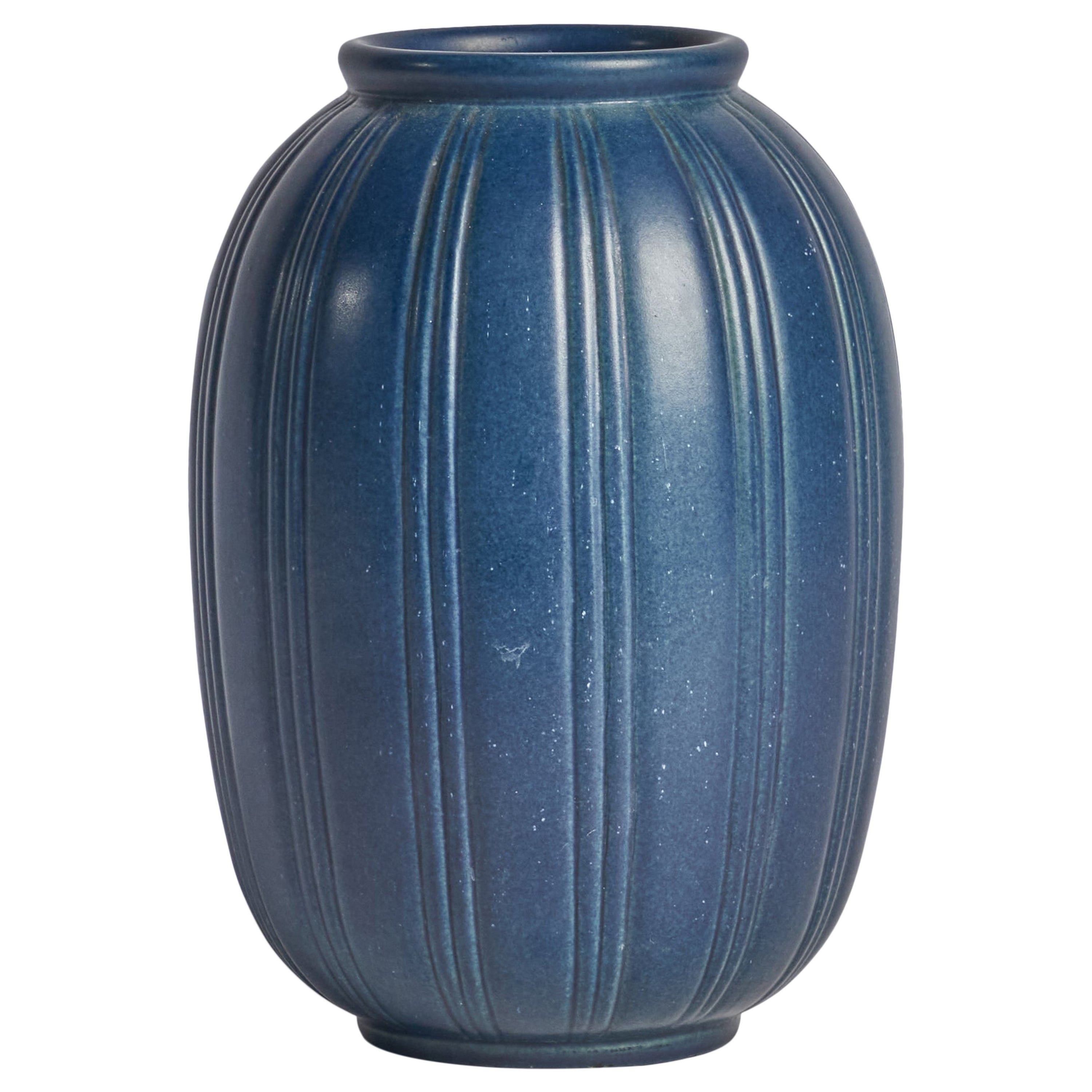 Peter Ipsens Enke, Vase, Stoneware, Denmark, 1940s For Sale