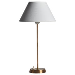 EAE, Table Lamp, Brass, Sweden, 1950s