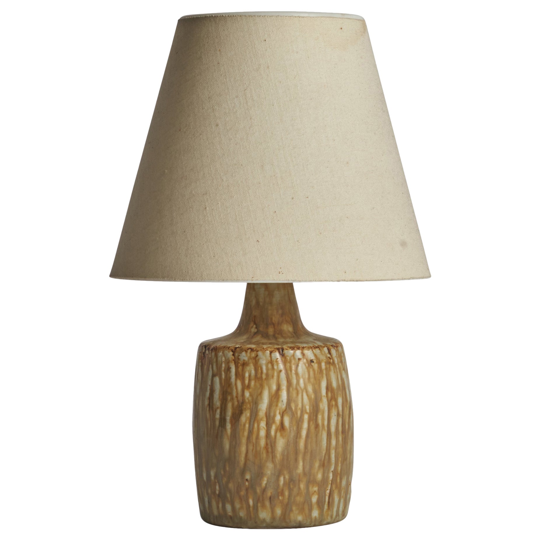 Gunnar Nylund, Table Lamp, Stoneware, Sweden, 1940s For Sale