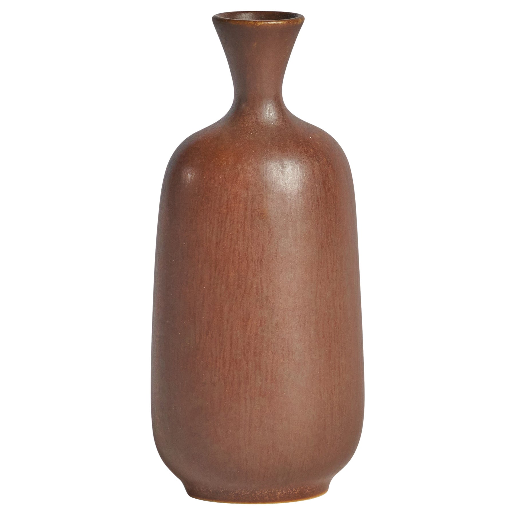 Berndt Friberg, Small Vase, Stoneware, Sweden, 1950s For Sale