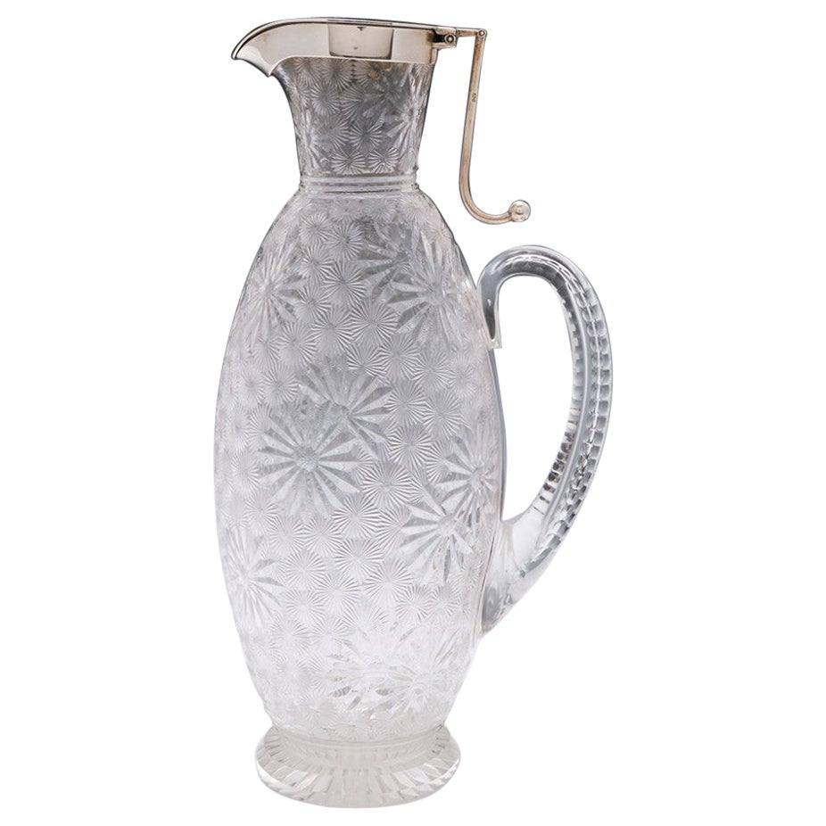 Hukin and Heath- Stevens and Williams Claret Jug 1893 For Sale