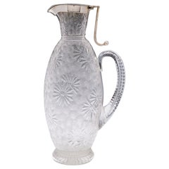 Used Hukin and Heath- Stevens and Williams Claret Jug 1893