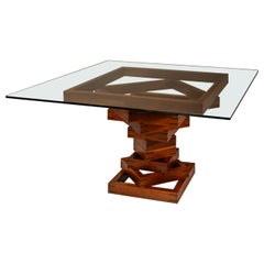 Retro Dining Table Model “Corinto” by Ferdinando Meccani, Italy 1978