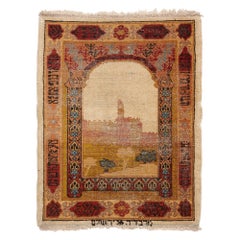 Marbediah Rug Depicting Views of Jerusalem