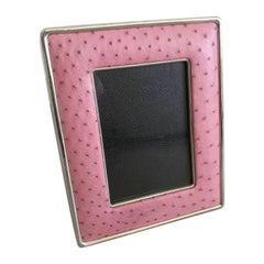 Pink Leather Photo Frame by Fabio Ltd