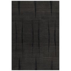 Hand-Knotted Wool Contemporary Abstract Rug