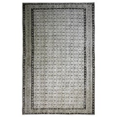 Tapis traditionnel anthracite 9'6″ x 5′ 8″