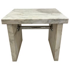 Chocolate Confectioners Marble Table/ Possible Kitchen Island