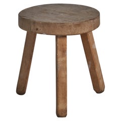 Sgabello di design svedese, Wood, Svezia, anni '1930