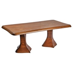 Designer américain, Table de salle à manger, Oak, USA, années 1980