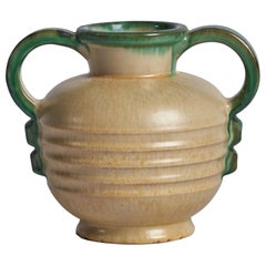 Vintage Christer Heijl, Vase, Earthenware, Sweden, 1930s
