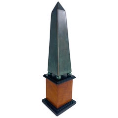 Vintage-Obelisk aus Bronze aus der Mitte des Jahrhunderts nach Maitland-Schmiede.