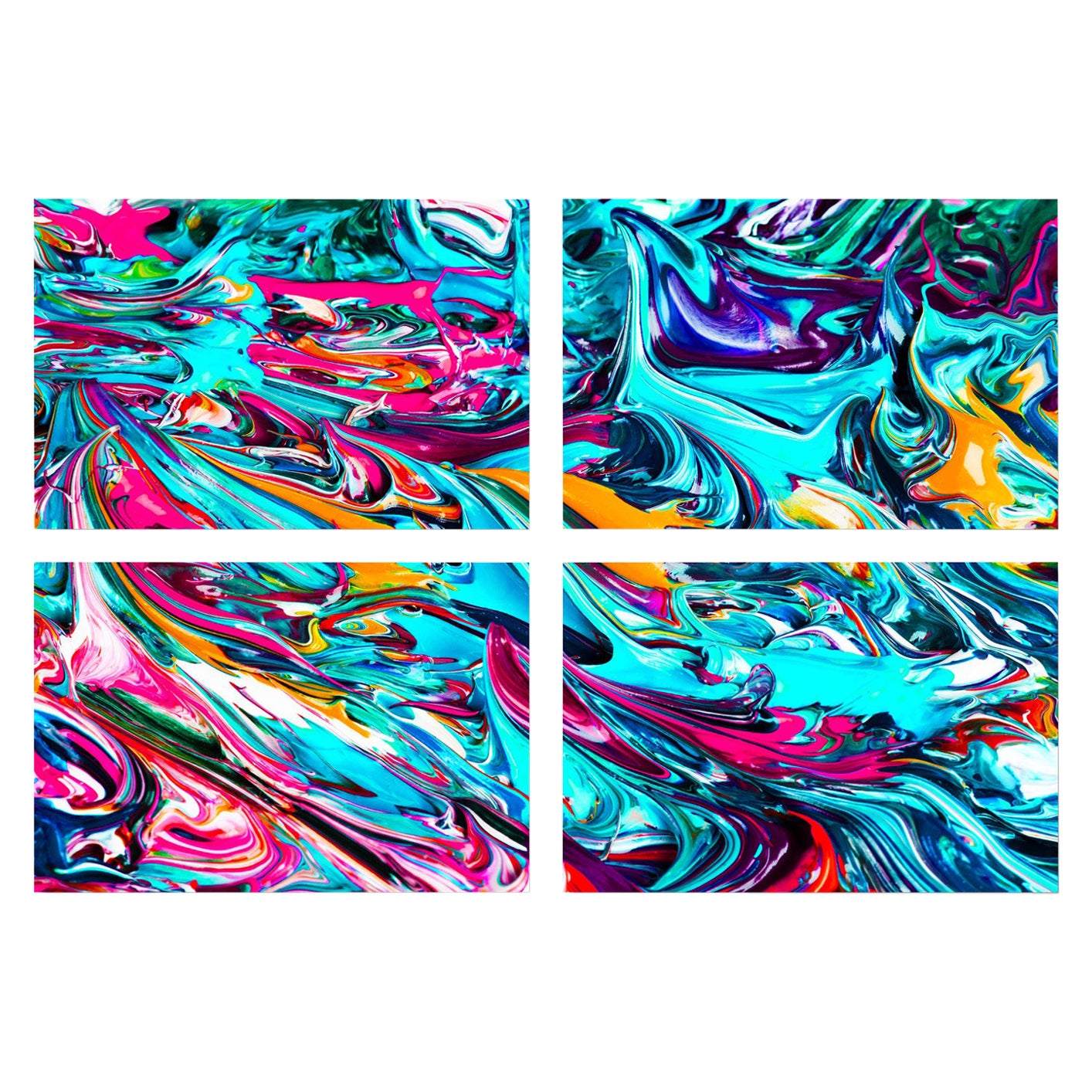 "Fluid" Original Aluminum Wall Decor For Sale