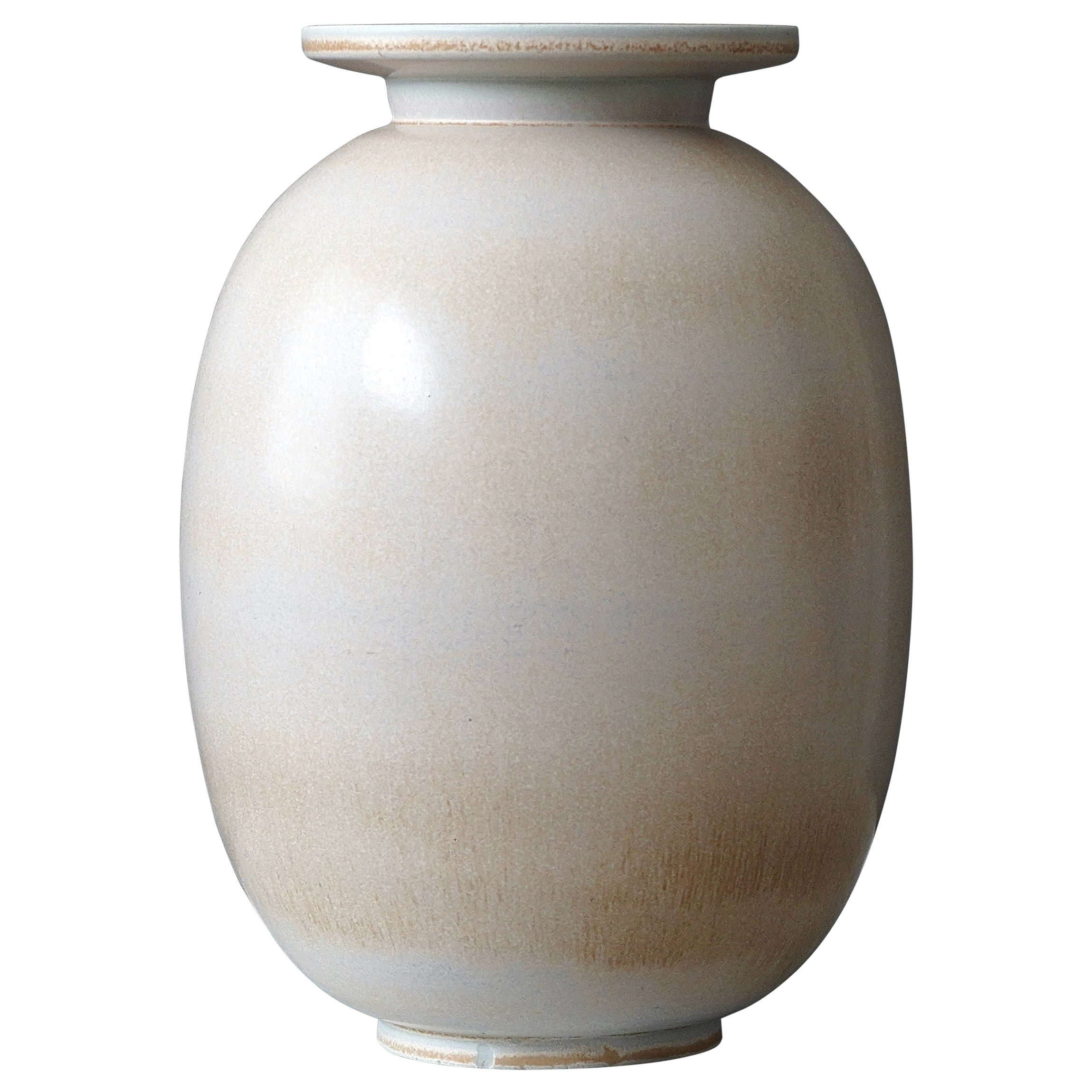 Large Stoneware Vase by Gunnar Nylund for Rorstrand, Sweden, 1940s