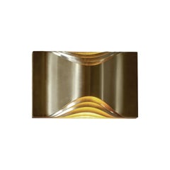 DCW Editions Small Respiro Wall Lamp in Aluminium/ Gold Finish by Philippe Nigro