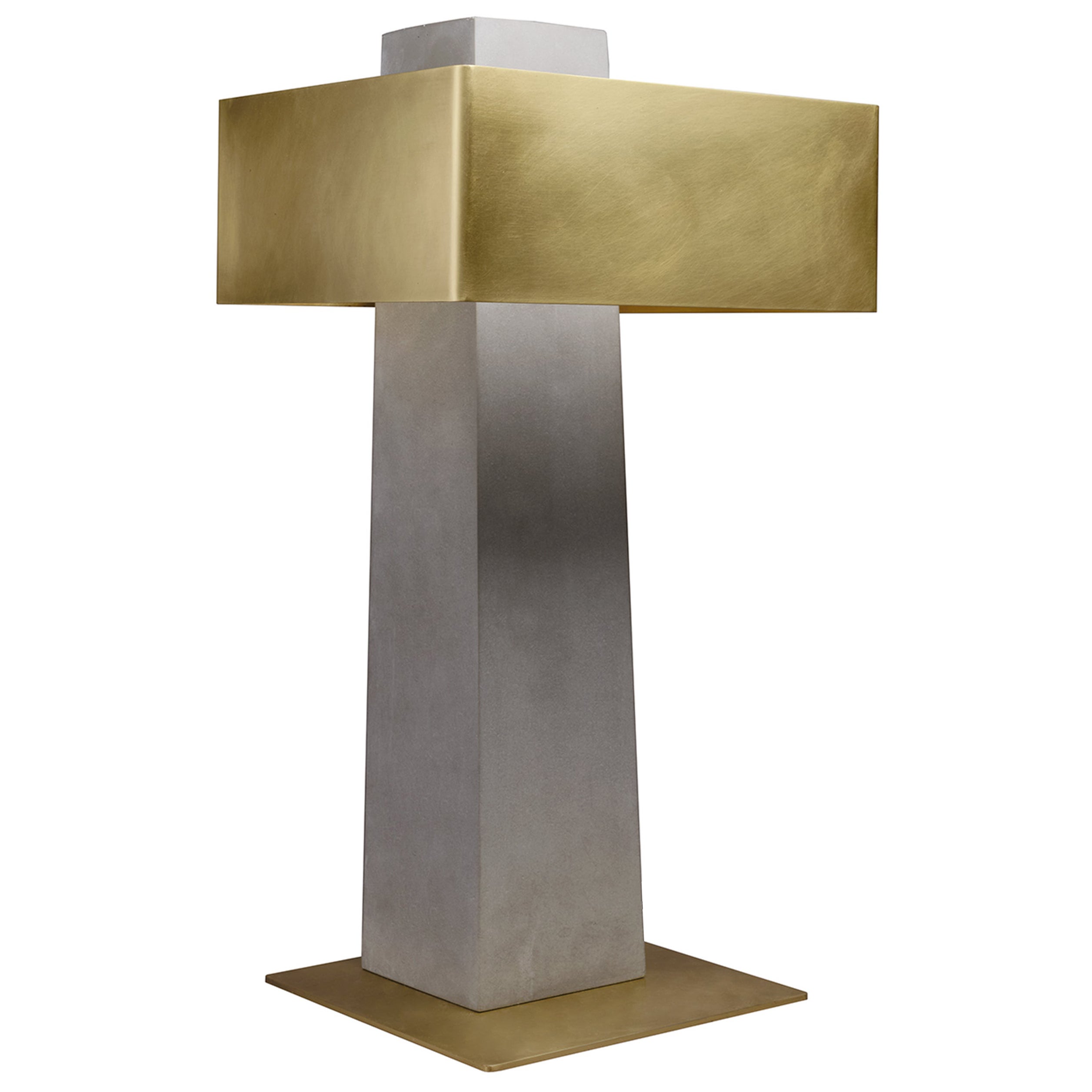DCW Editions Iota Table Lamp in Gold Concrete & Steel by Clément Cauvet