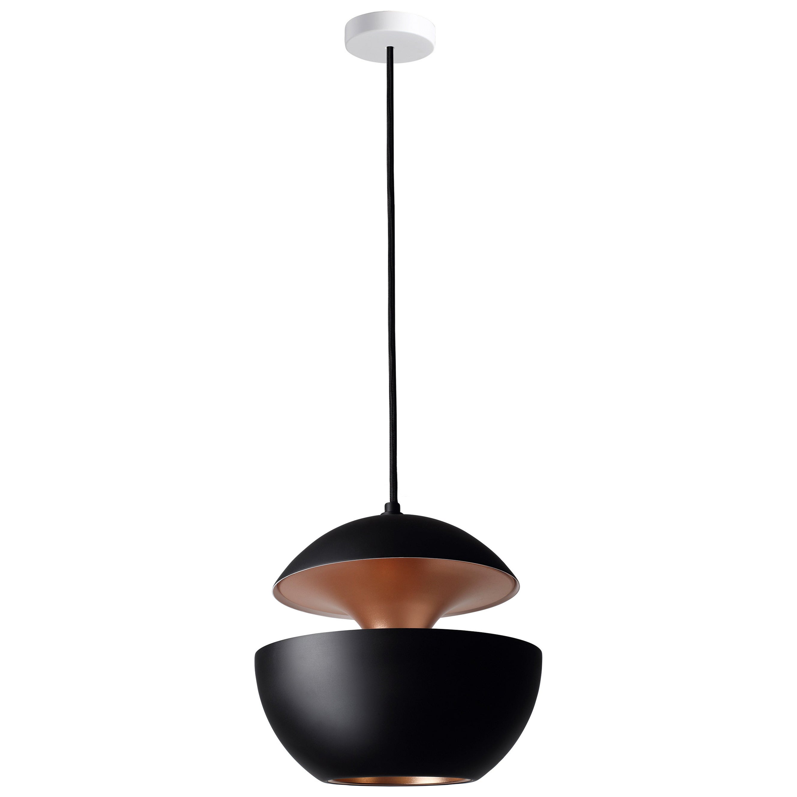 DCW Editions Here Comes the Sun 250 Pendant Lamp in Black Copper Aluminium For Sale