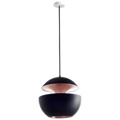 DCW Editions Here Comes the Sun 350 Lampe pendante en aluminium noir rose cuivré