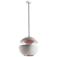 DCW Editions Here Comes the Sun 350 Pendant Lamp in White Pink Copper Aluminium