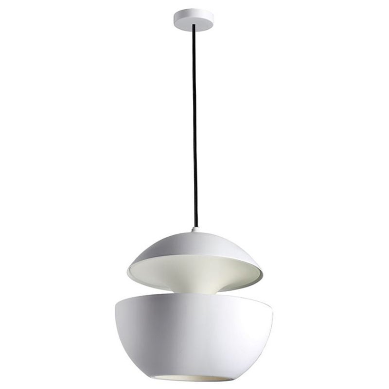 DCW Editions Here Comes the Sun 350 Lampe suspendue en aluminium blanc