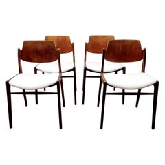 Vintage Dining Chairs By Hartmut Lohmeyer For Wilkhahn, Germany 60s