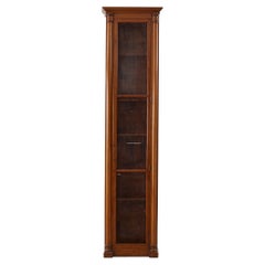 Antique wooden column bookcase (narrow), UK, 19th century