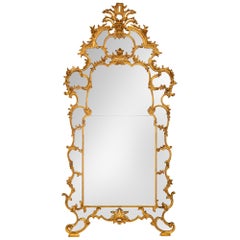 Antique Italian 18th Century Venetian St. Giltwood Mirror