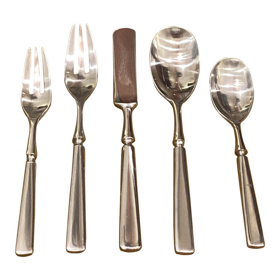 Lion Black by Hackman Stainless Steel Flatware Service for 10 Set 60 ...