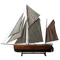 Ketch Pond Yacht, c.1900