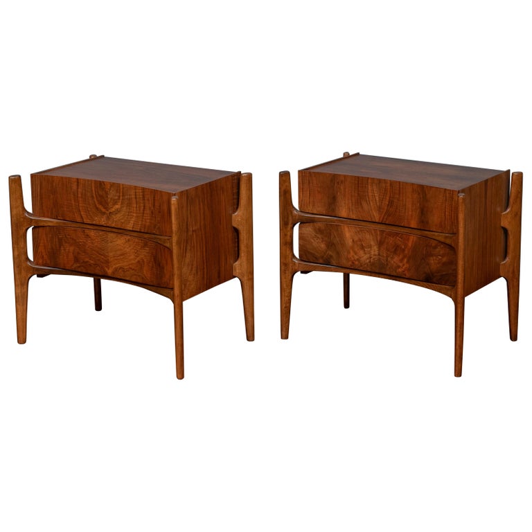 William Hinn Nightstands, 1950s