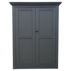 Used quality 19th Century painted housekeeper's larder cupboard