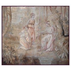 Aubusson tapestry 'The Goddess Diana' - 1m45Lx1m23H - No. 1348