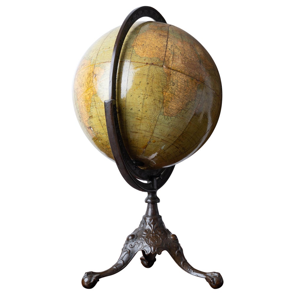 Rand McNally Twelve Inch Terrestrial Globe For Sale