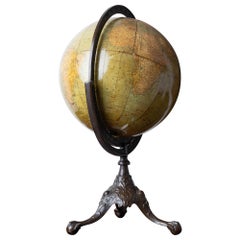 Antique Rand McNally Twelve Inch Terrestrial Globe