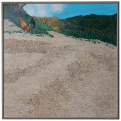 Preston Russell - Chicken on a Bluff, Oil on Canvas