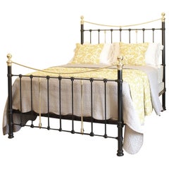 Black Victorian Antique Bed MK292