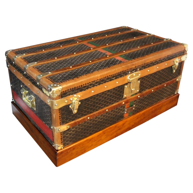 Large Antique Wood Tool Box with Tray Brass Handles - antiques - by owner -  collectibles sale - craigslist