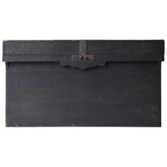 Japanese Used Large Sideboard 1860s-1900s / Tansu Storage Box Wabi Sabi
