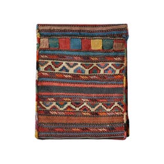 Vintage Hand-Woven Saddle Bag, Azerbaijan, 20th Century