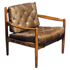 Vintage Easy chair 'Läckö' designed by Ingemar Thillmark for OPE Möbler, 1960s