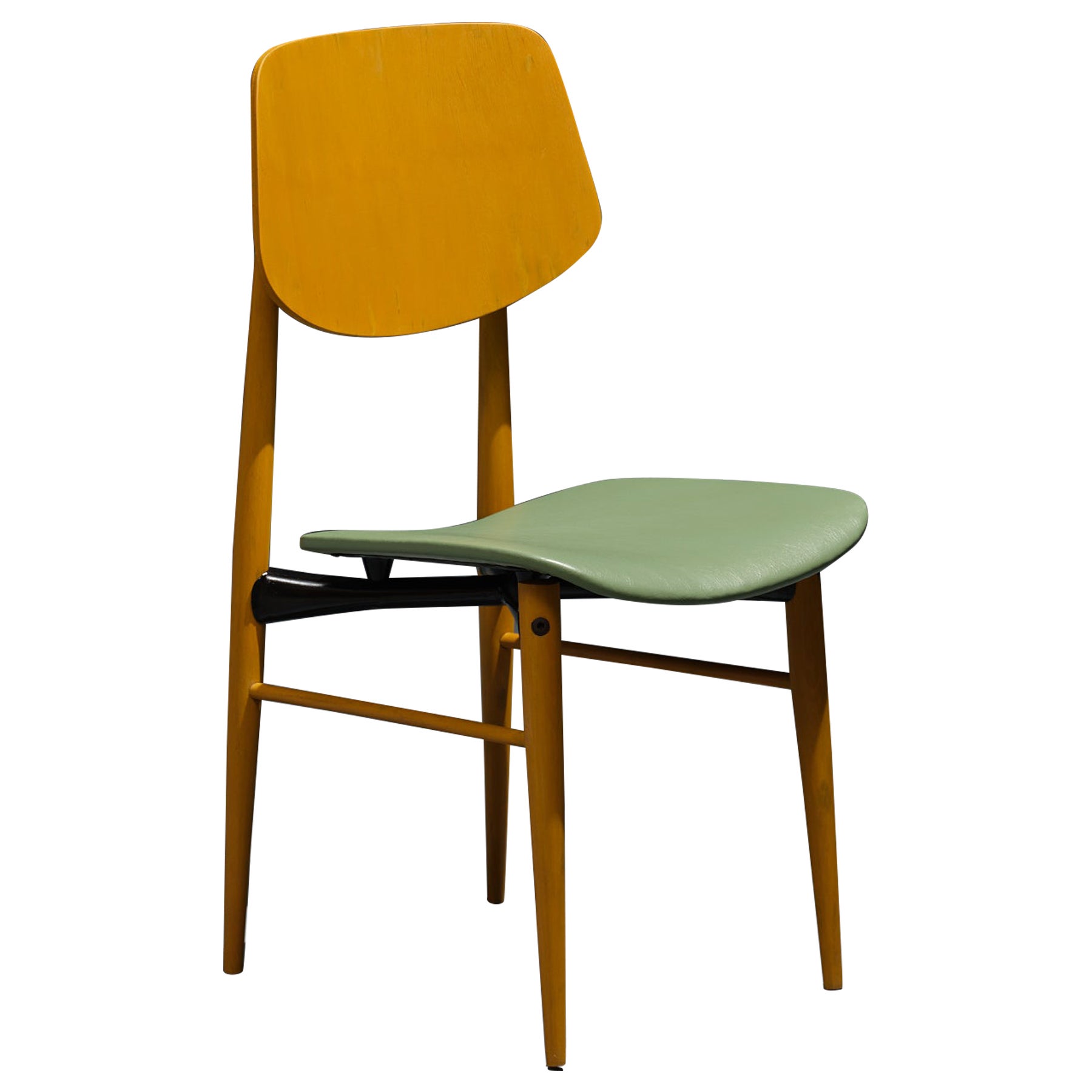 Midcentury Italian 1950s Dining and Desk Chairs - Restored to Perfection For Sale