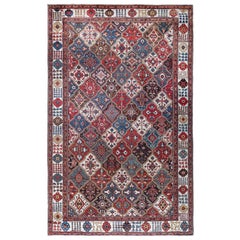 Authentic 19th Century Persian Bakhtiari Carpet