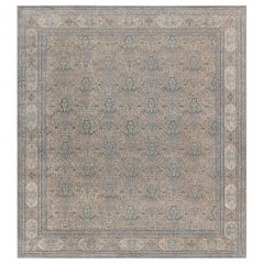 Used Indian Botanic Handmade Wool Rug