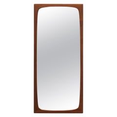 Vintage Mid-Century Teak Wall Mirror, Glas & Trä Hovmantorp, Sweden