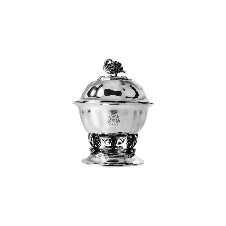 Bombonera vintage Georg Jensen 249 de Johan Rohde, extremadamente rara