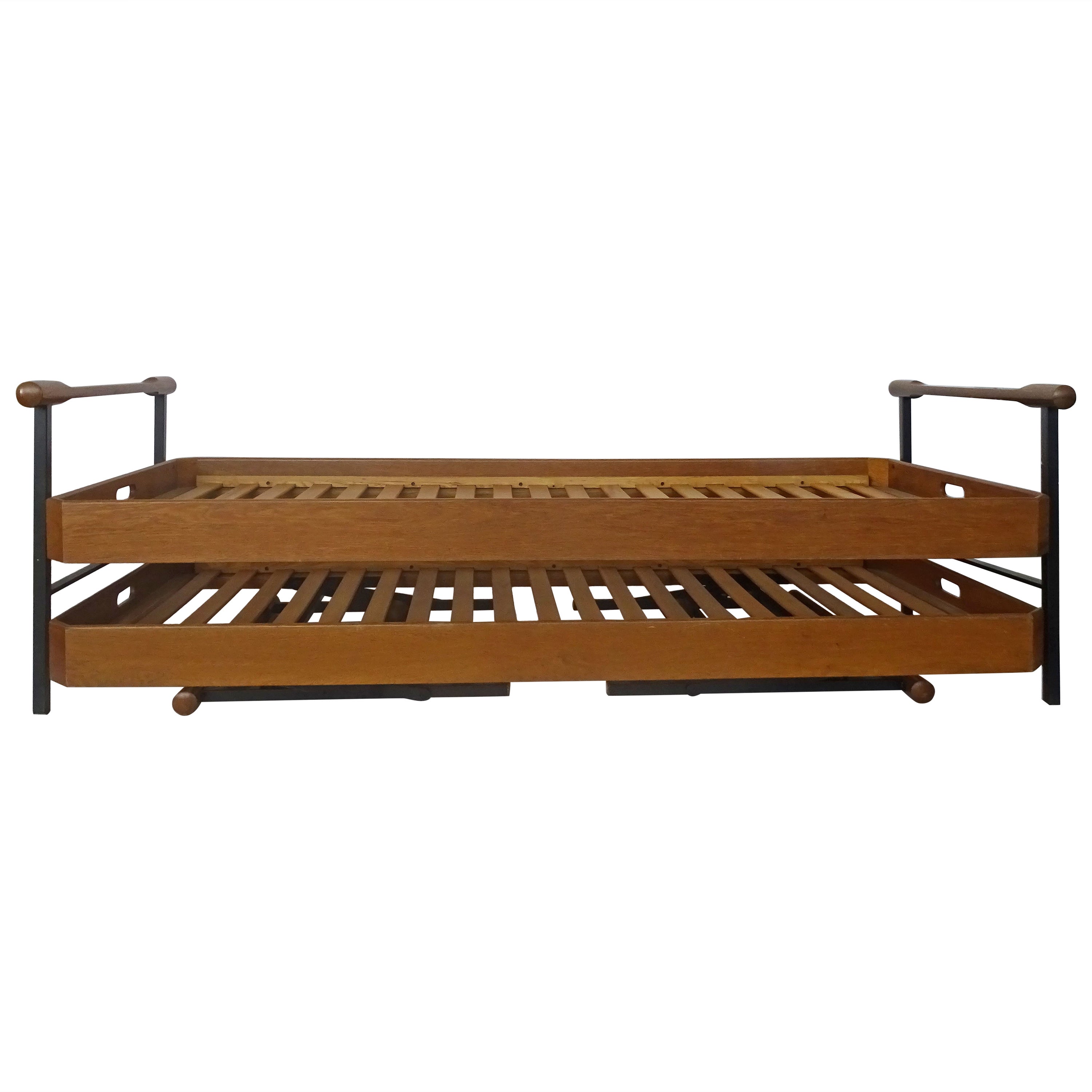 Osvaldo Borsani L75 Trundel Day Bed for Tecno, Italy 1963 For Sale