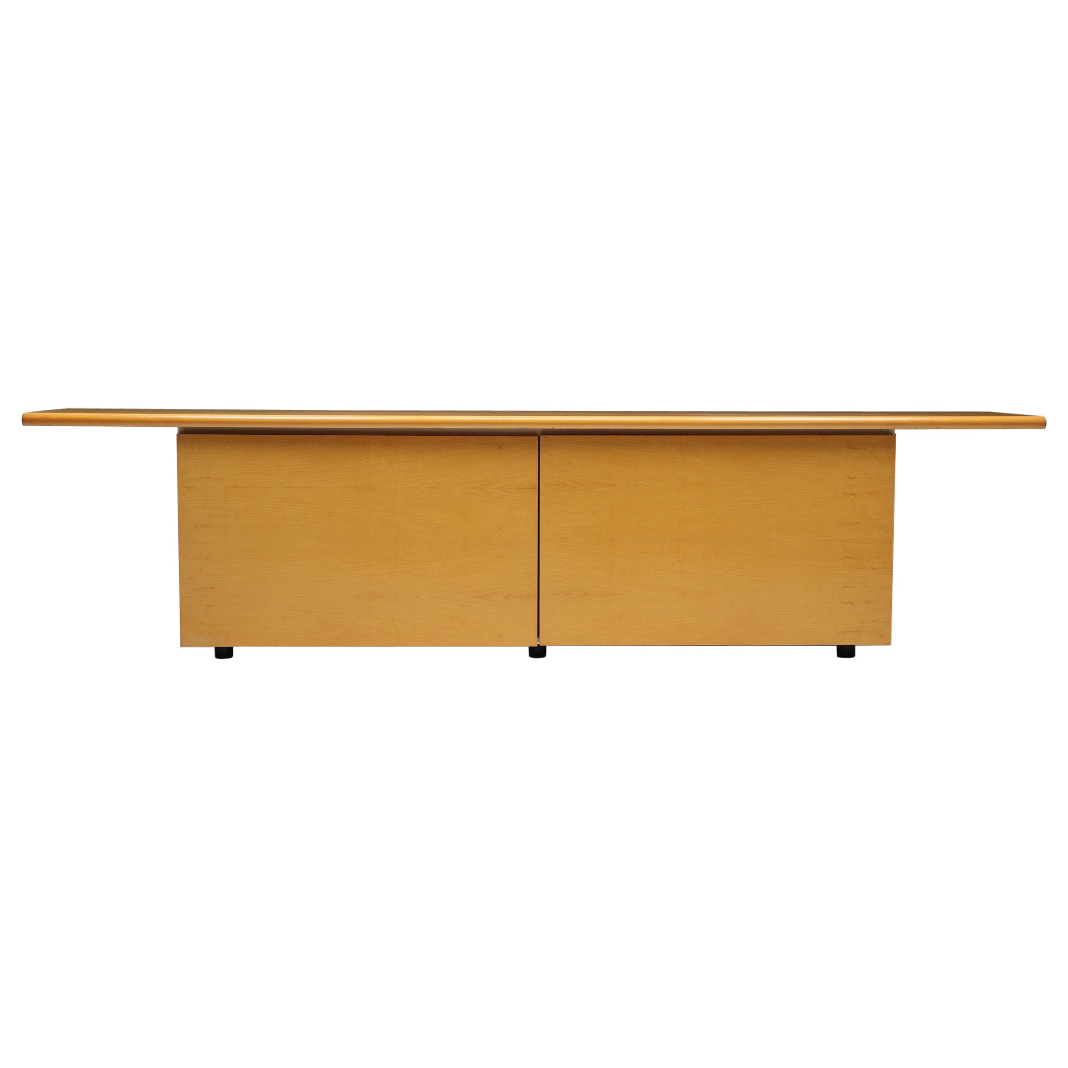 Natural Wood Credenza by Giotto Stoppino for Acerbic, Italy, 1977