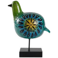 Bitossi Londi Designed 'Kelly Green' Bird, Italy, circa 1960